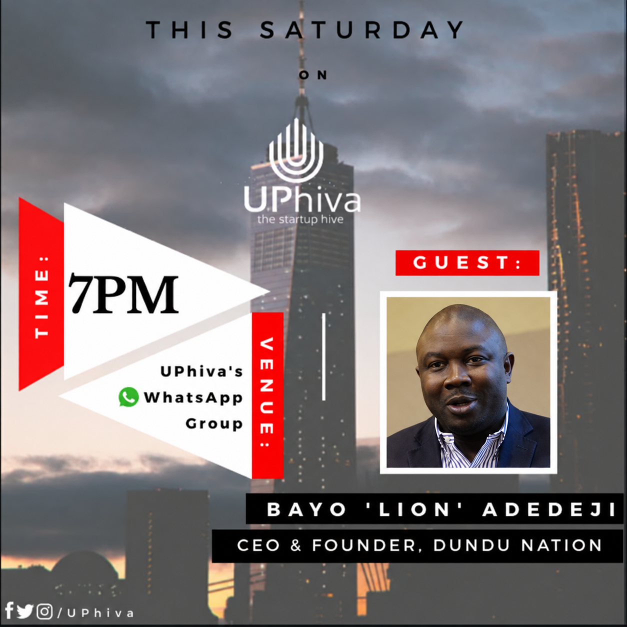 An Uphiva Session with Bayo 'Lion' Adedeji
