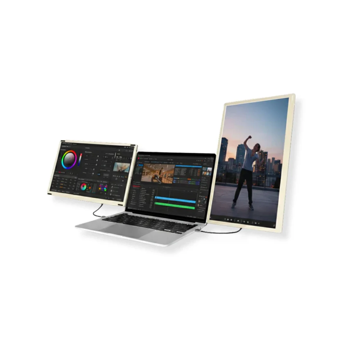 V2COM S6 Triple Laptop Screen Extender 15.6"
