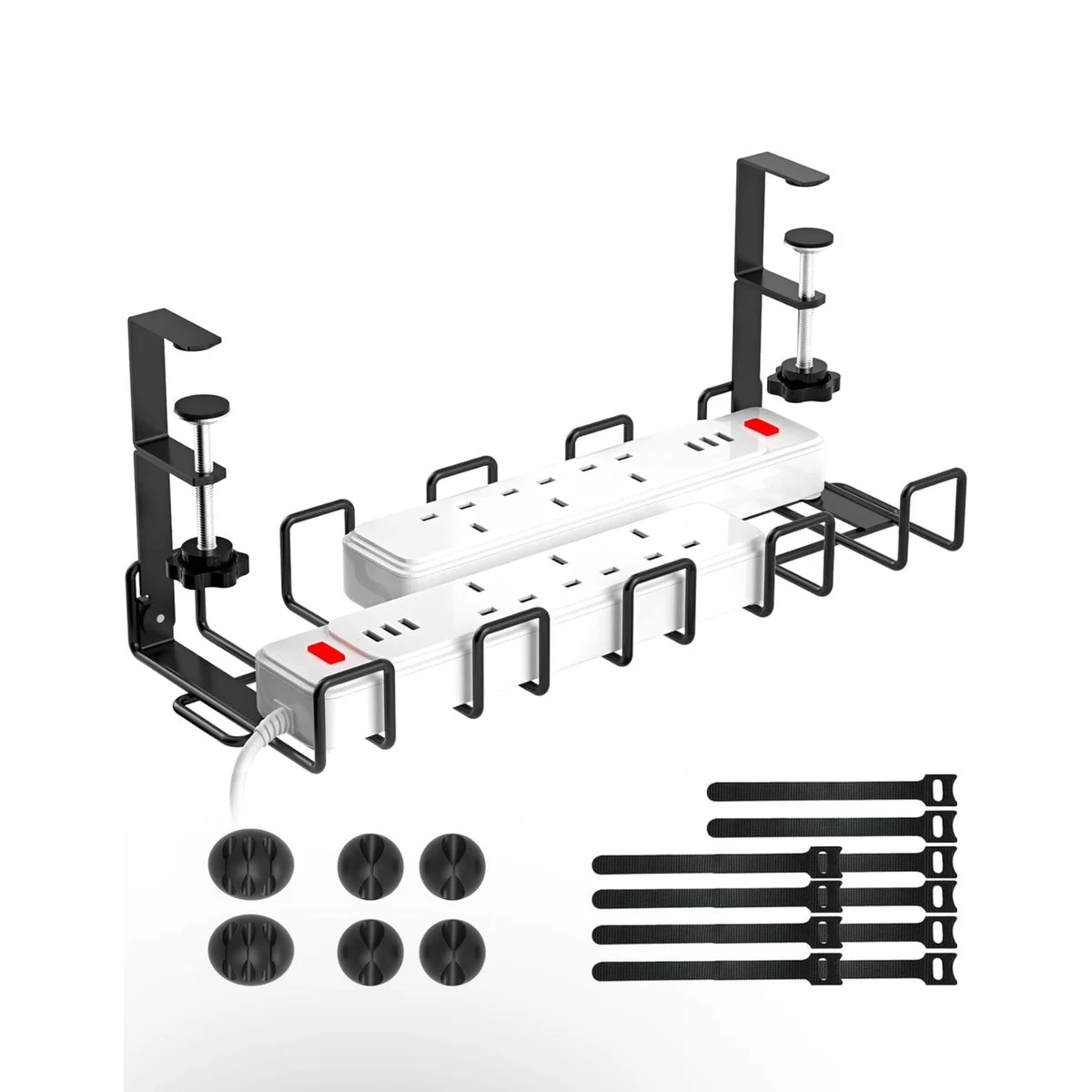 Under-Desk Cable Management Tray